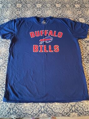 Fanatics Buffalo Bills Royal Blue Tee with Red & White Logo